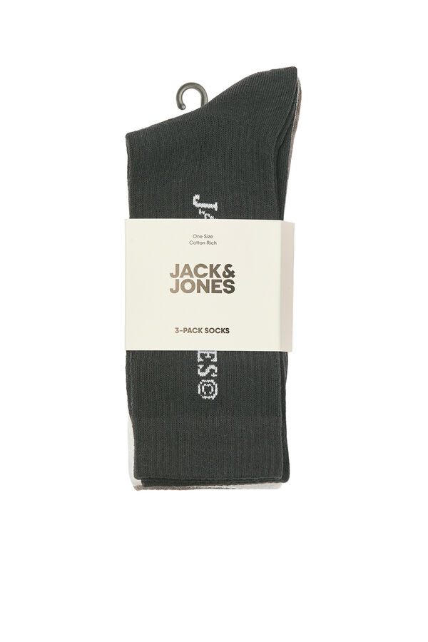 Jack & Jones Pack 3 meias preto