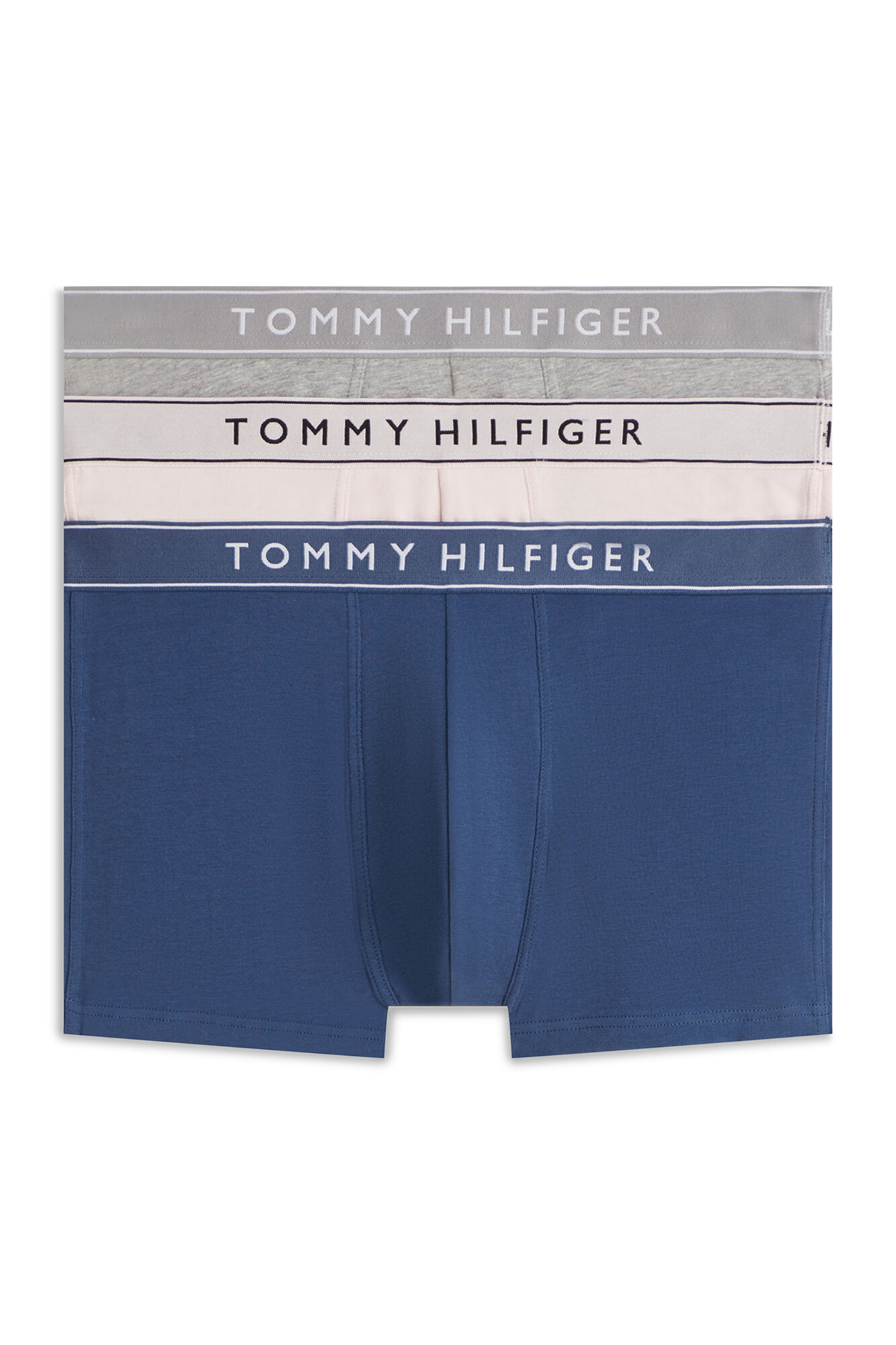 Tommy Hilfiger Pack 3 boxers em algod&atilde;o