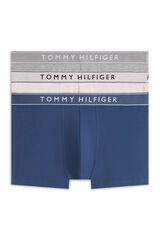 Tommy Hilfiger Pack 3 boxers em algod&atilde;o estampado