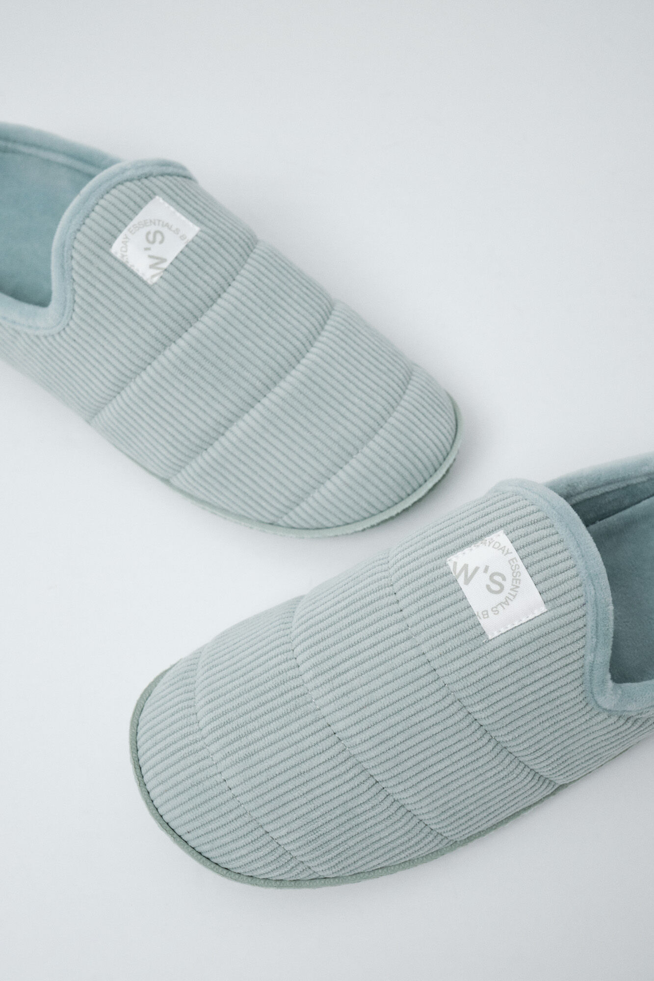 Women'secret Chinelos de quarto com sola acolchoada verde