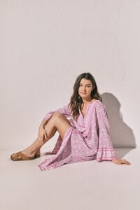 Women'secret Camisola comprida estampado sanefa de flores