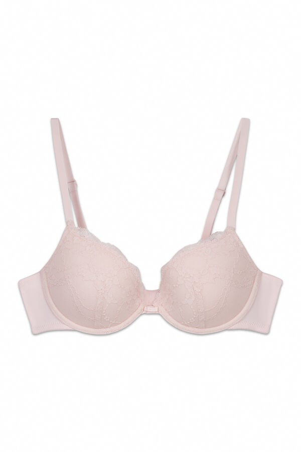 Women'secret Soutien cl&aacute;ssico com enchimento em renda rosa BEAUTIFUL rosa