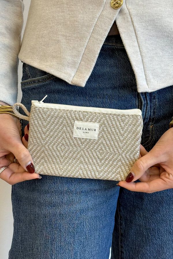 De La Mur Mini Necessaire Areia borgonha