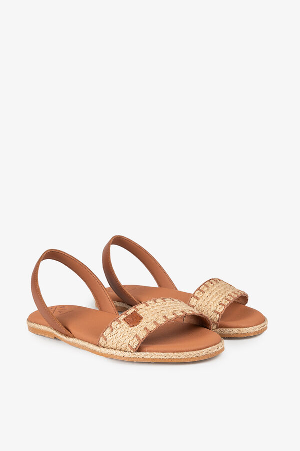 Popa Sandália estilo menorquina cru