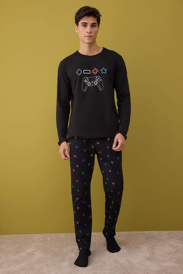 Trendyol Comfortable Knitted Pyjama Set preto