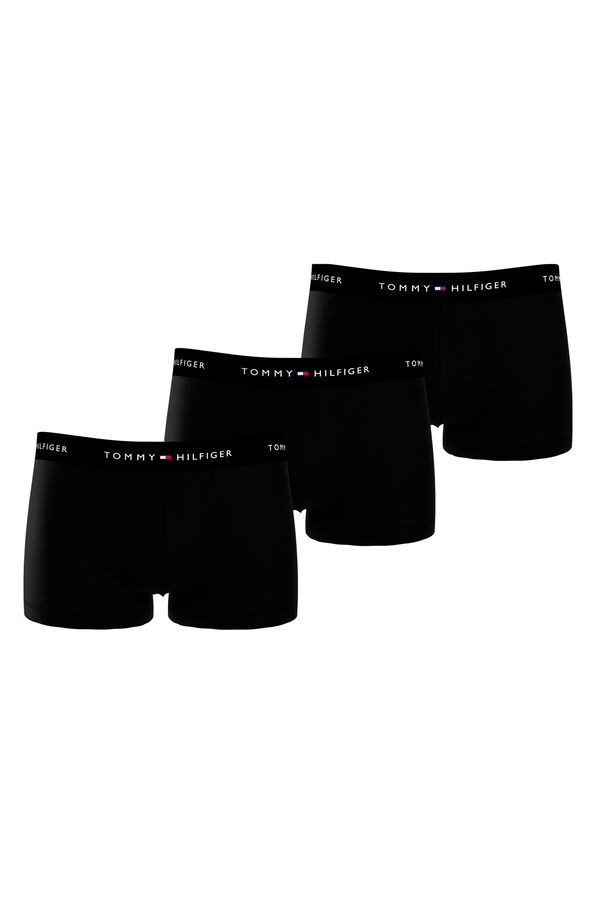 Tommy Hilfiger Tanga de renda Intrinsic preto