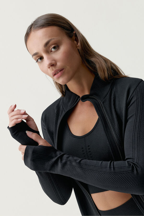Born Living Yoga Jacket India Black preto
