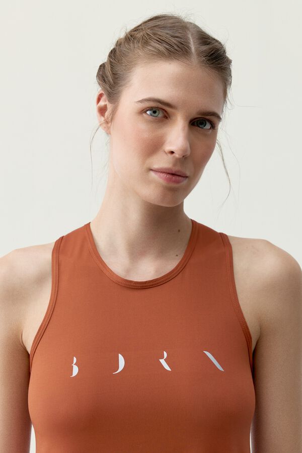 Born Living Yoga T-shirt Baia Bombay vermelho