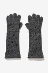 Vilanova Luvas Compridas com Contas cinzento