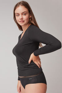 Gisela Camiseta térmica escote pico