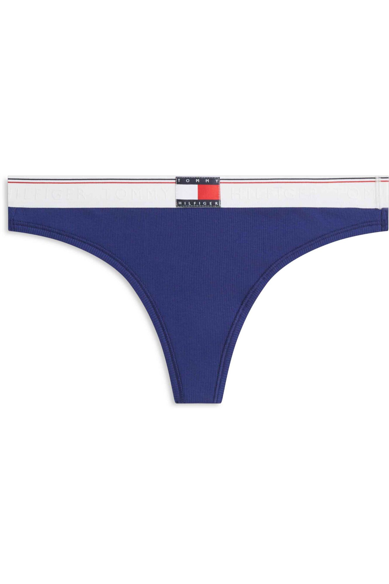 Tommy Hilfiger Tanga canelado azul Tommy Hilfiger
