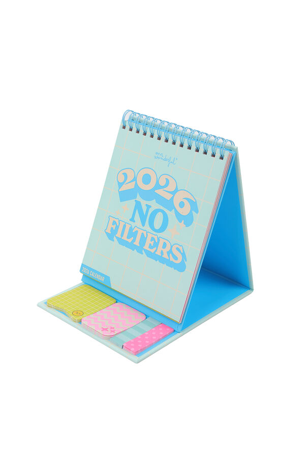 Mr. Wonderful Calendario de sobremesa peque&ntilde;o 2026 - No filters estampado