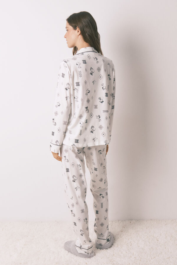 Women'secret Pijama camiseiro Snoopy 100% algodão branco