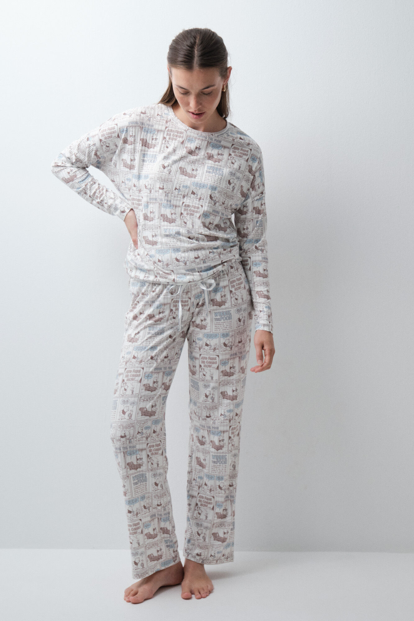 Women'secret Pijama largo c&oacute;mic Winnie The Pooh