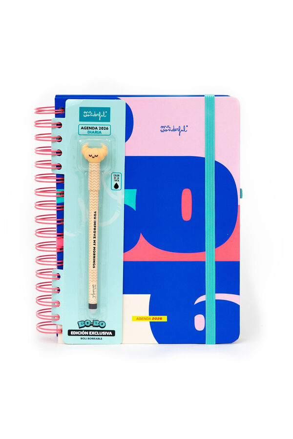 Mr. Wonderful Wonder 2026 Daily Planner - Quando uma porta se fecha, esta agenda se abre estampado