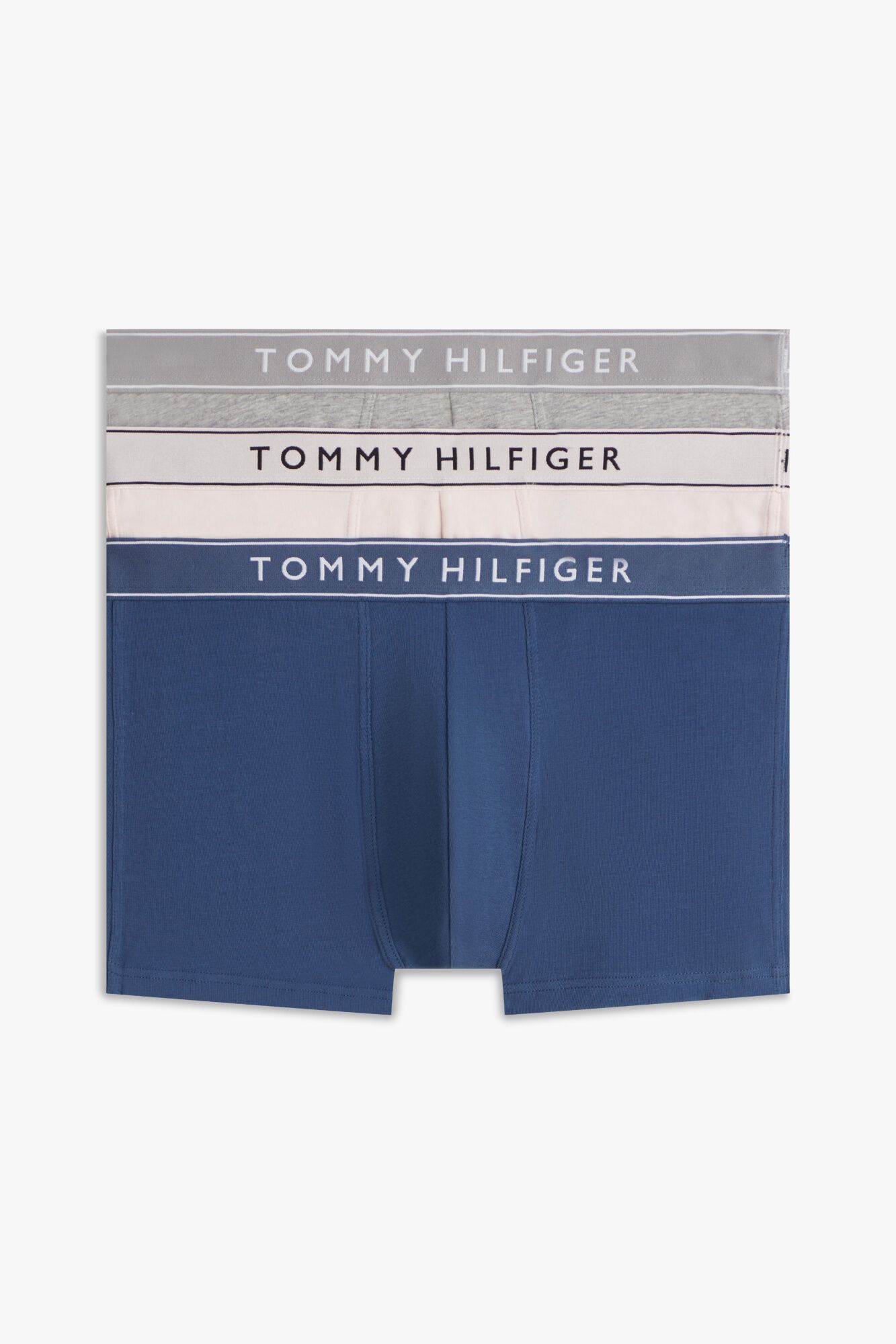 Tommy Hilfiger Pack 3 boxers em algod&atilde;o