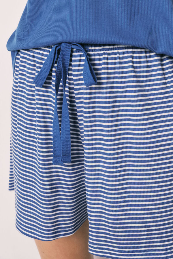 Women'secret Pijama curto Snoopy azul azul