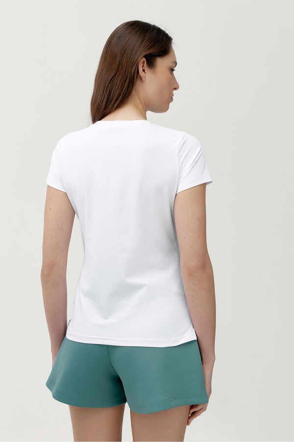 Born Living Yoga White sports T-shirt BORN4ME white