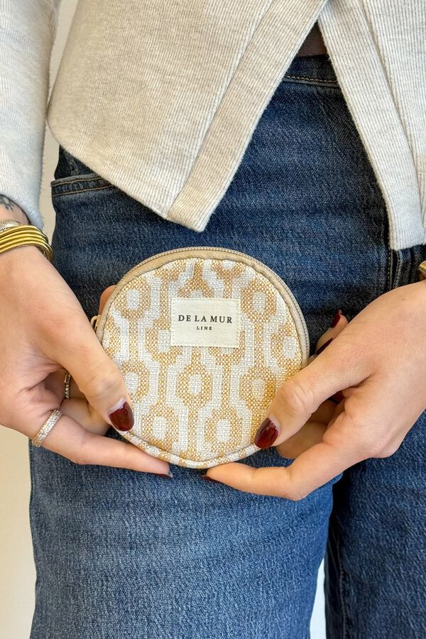 De La Mur Carteira redonda Chipre castanho