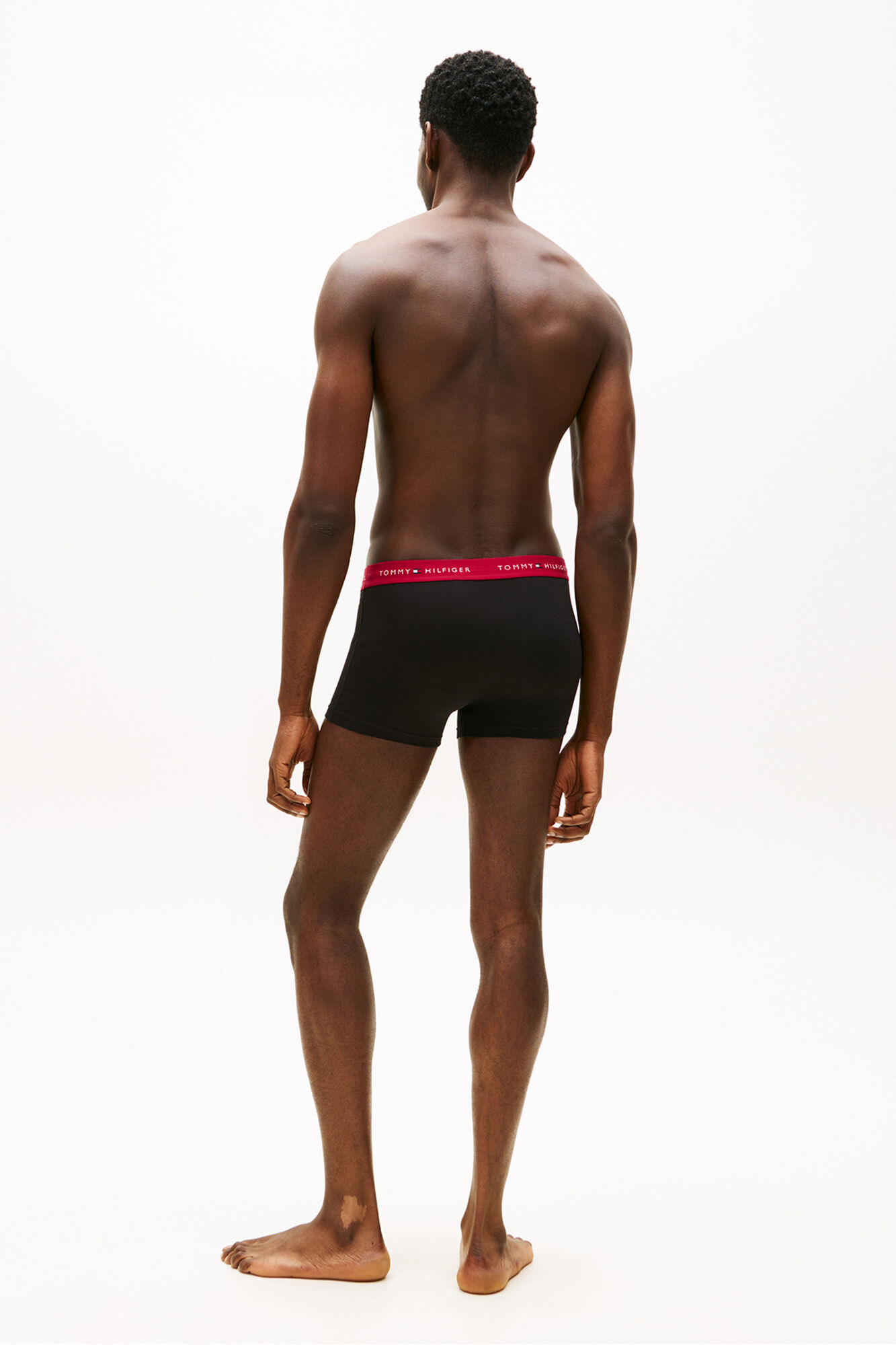 Tommy Hilfiger Pack 3 boxers em algod&atilde;o