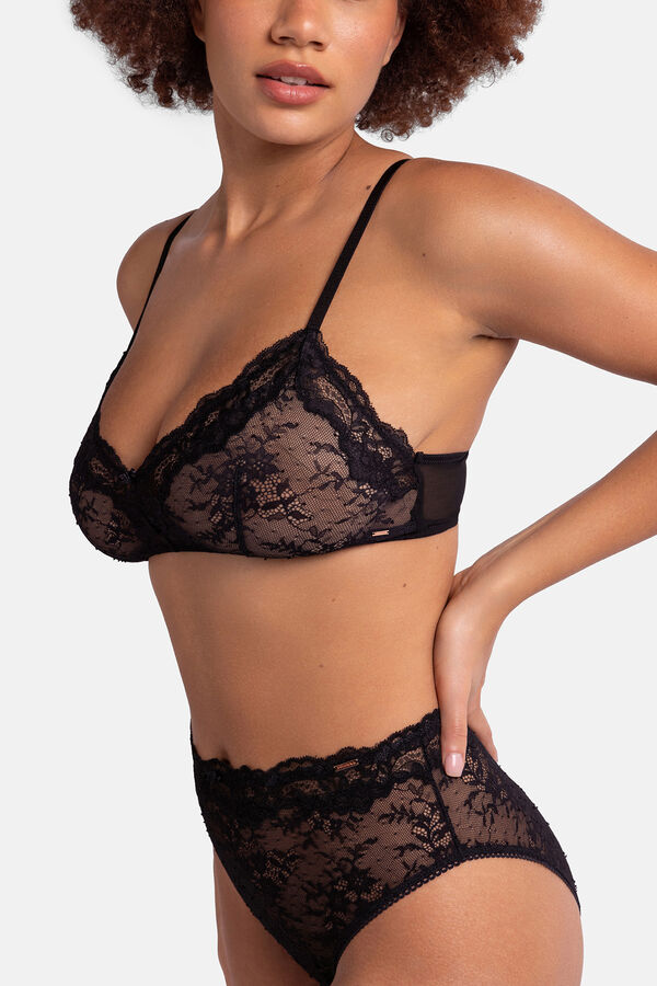 Dorina Sujetador bralette encaje negro negro