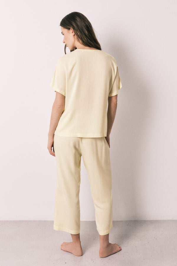 Women'secret Pijama comprido cruzado bot&otilde;es estampado