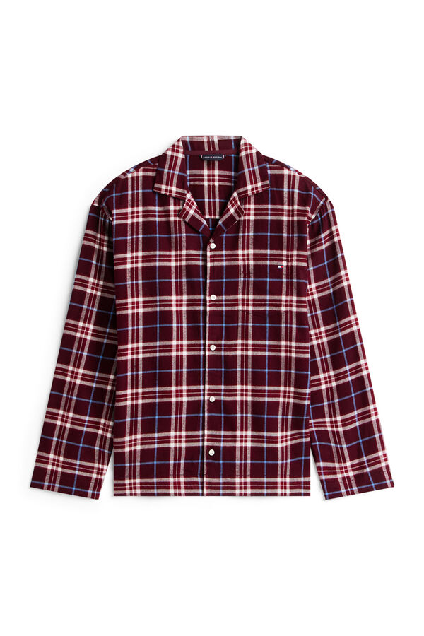 Tommy Hilfiger Pijama de flanela xadrez estampado