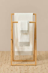 Womensecret Linen border towel blanc