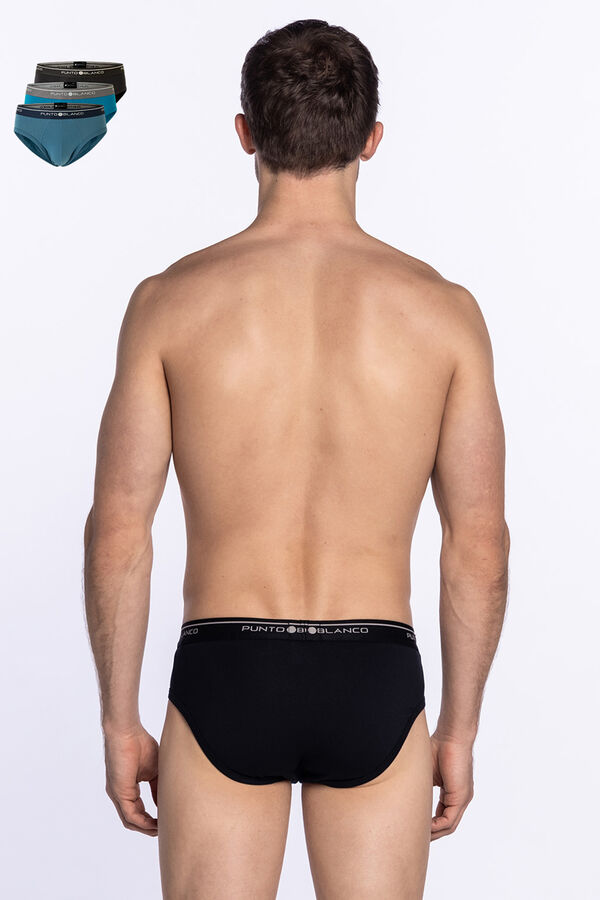 Punto Blanco Pack de 3 slips algod&oacute;n estampado