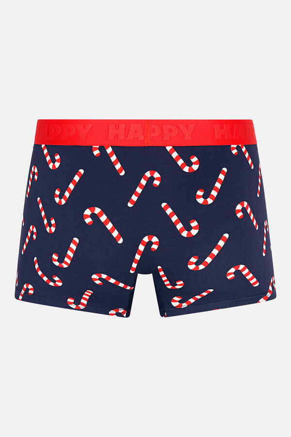 Happy Socks Pacote com 3 boxer azul