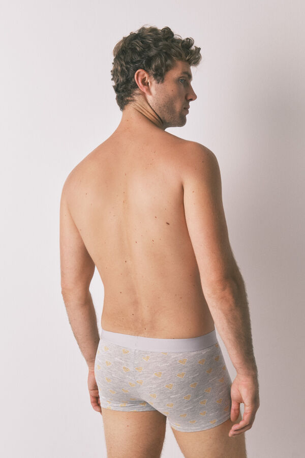 Women'secret Pacote de 2 boxers cinza do Superman cinzento