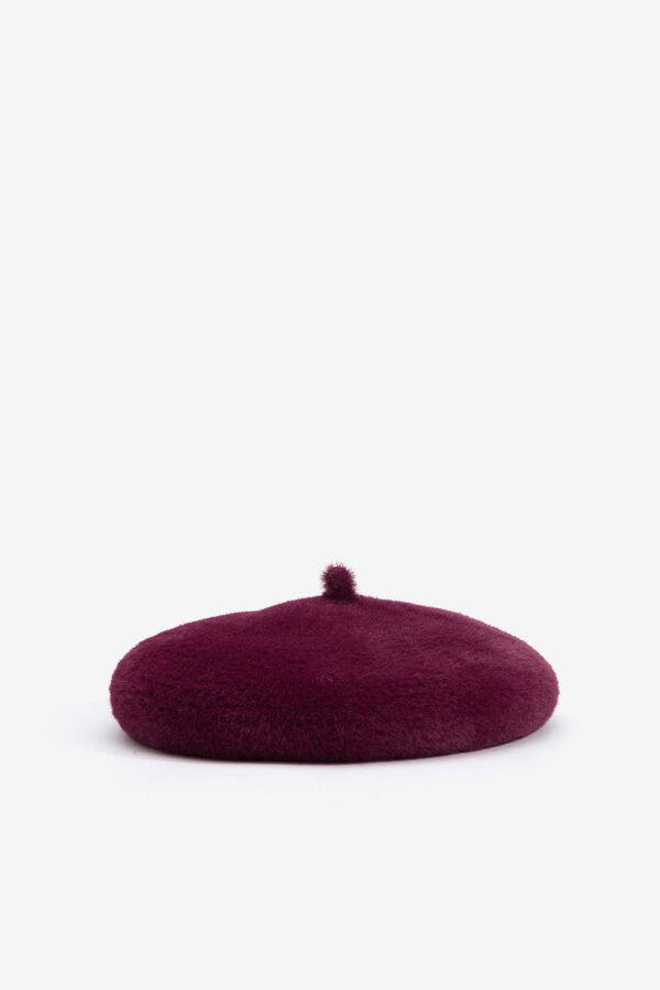 Vilanova Boina de lana rojo