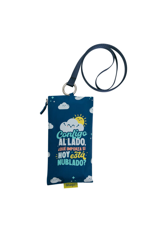 Mr. Wonderful Paraguas peque&ntilde;o estampado