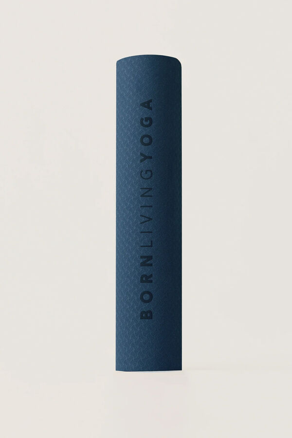Born Living Yoga Esterilla de Yoga Mat Wave 6Mm azul