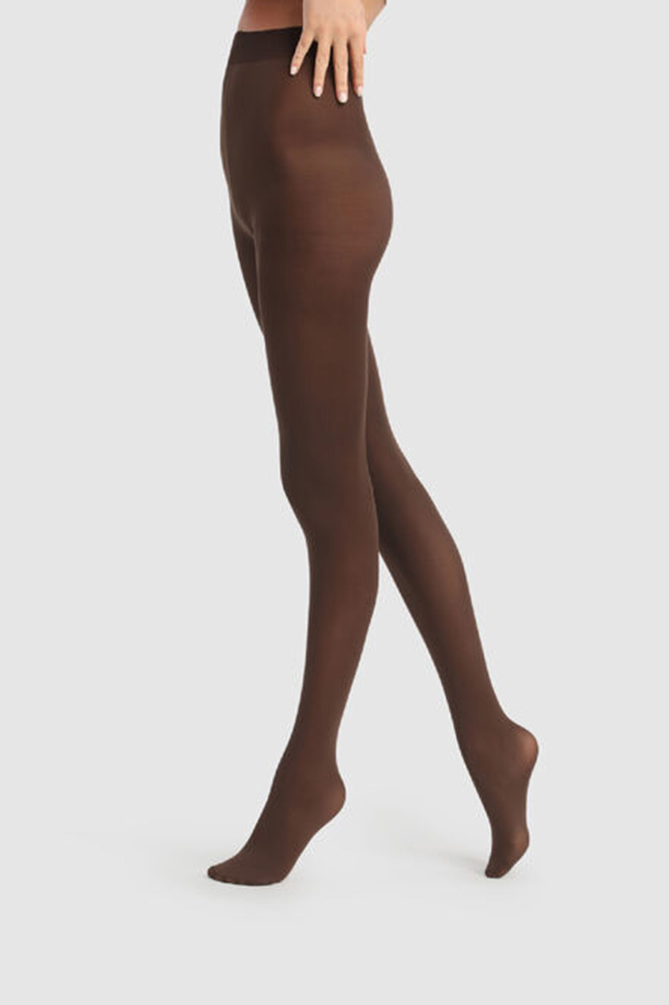 DIM Panty opaco veloute chocolate mate 50 Deniers Style DIM