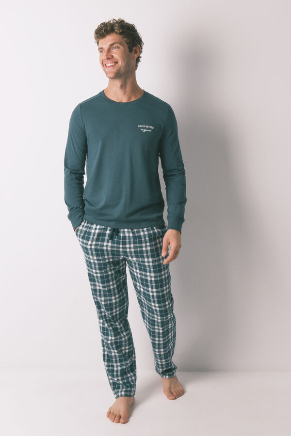 Women'secret Pijama comprido verde