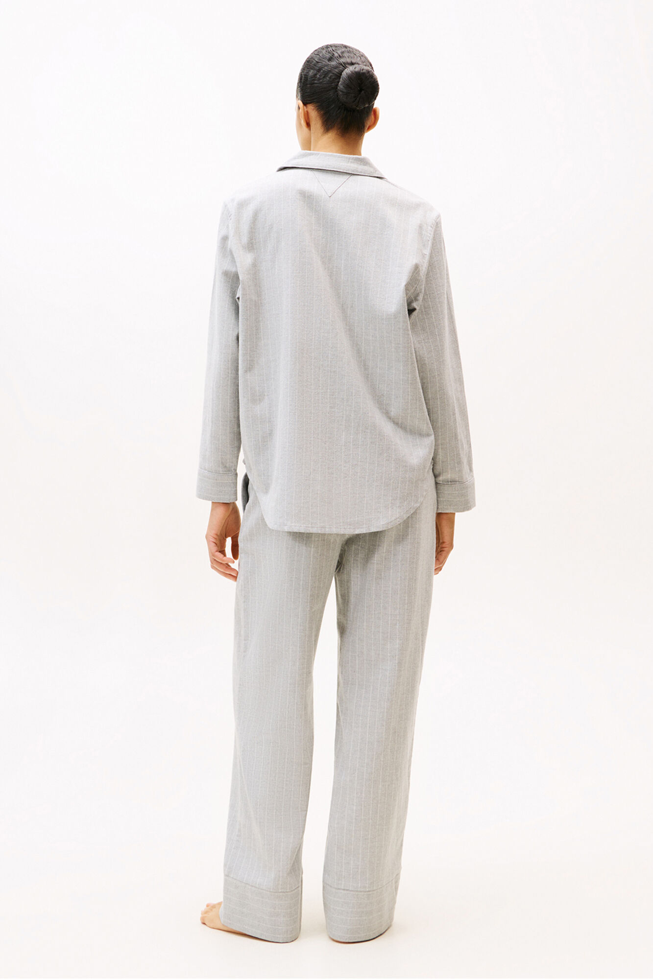 Tommy Hilfiger Conjunto de pijama riscas com camisa e cal&ccedil;a