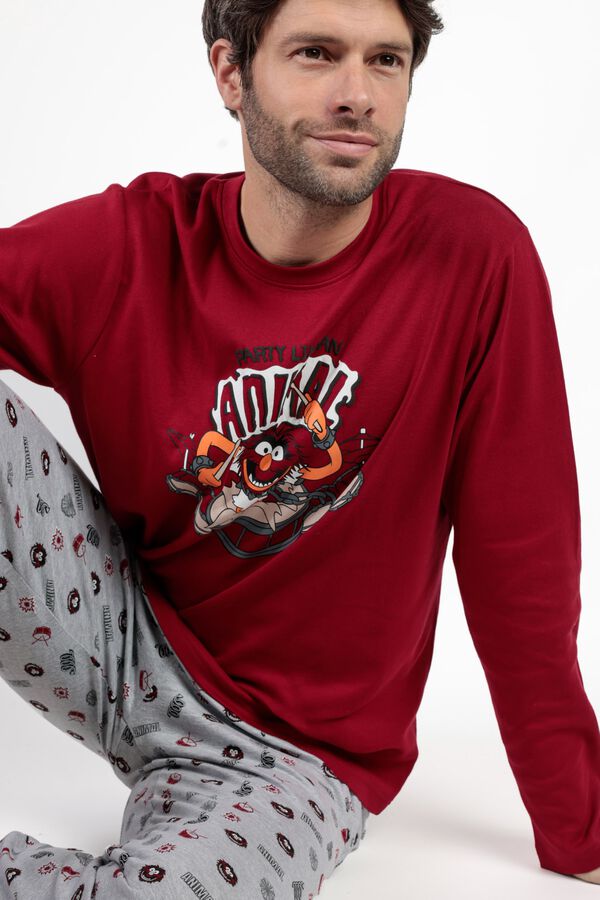 Admas Pijama manga comprida Drumer estampado