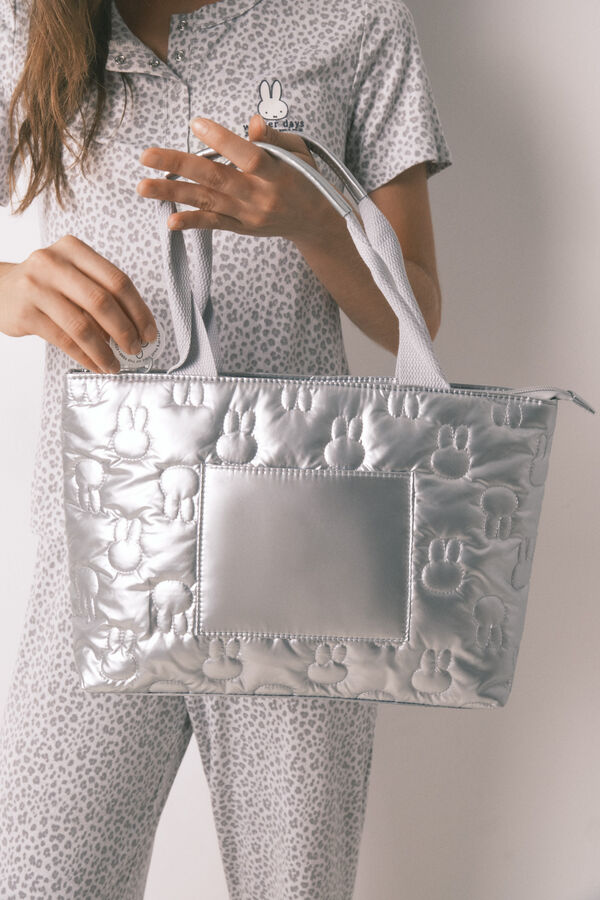 Women'secret Nécessaire pessoal metálica Miffy cinzento