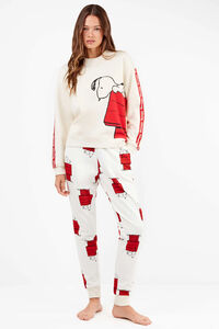 Gisela Conjunto de pijama elástica extramacia da casa Snoopy