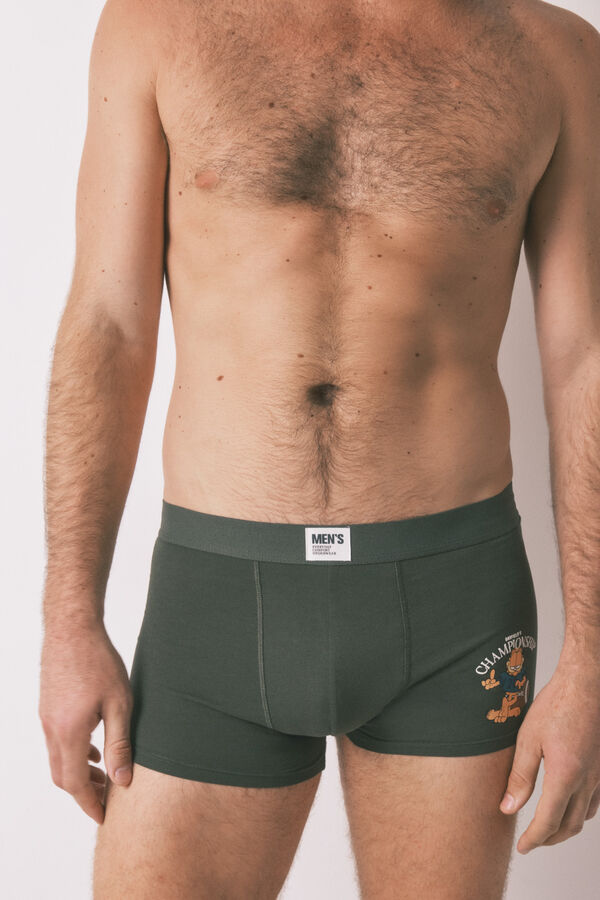 Women'secret Pacote com 2 boxers de cuecas Garfield bege