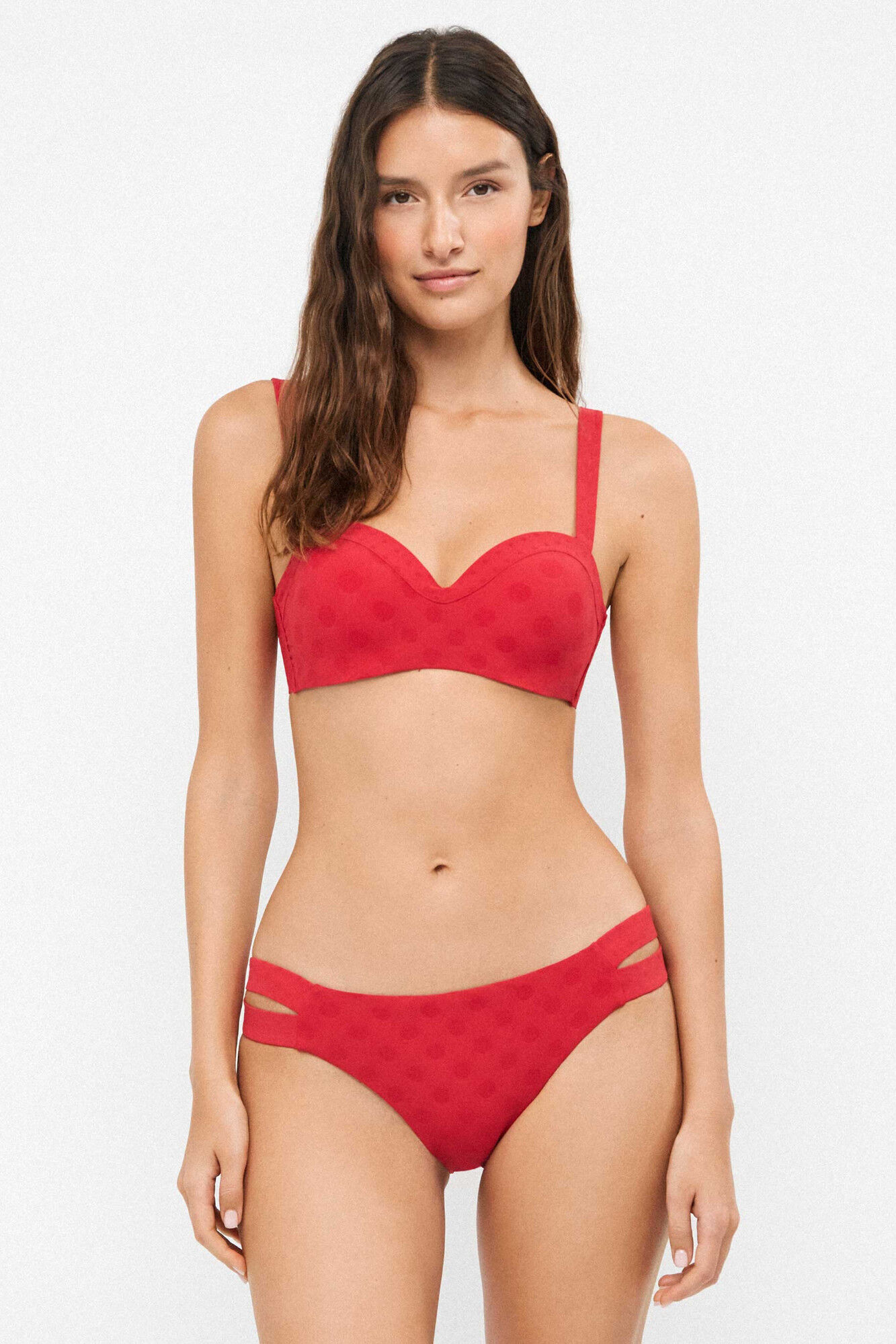 Gisela Braga bikini jacquard de puntos