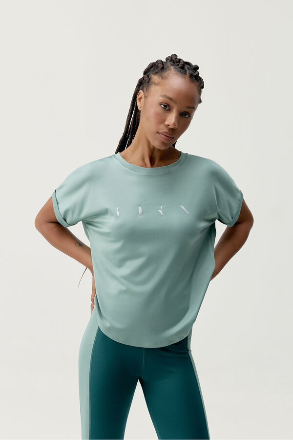 Born Living Yoga Camisa preta Azami bege