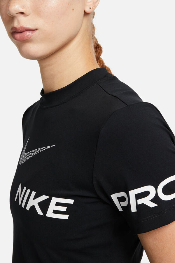 Womensecret Camiseta Nike Crop Dri-fit negro