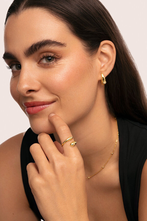 Singularu Anillo Abbraccio Ba&ntilde;o Oro amarillo