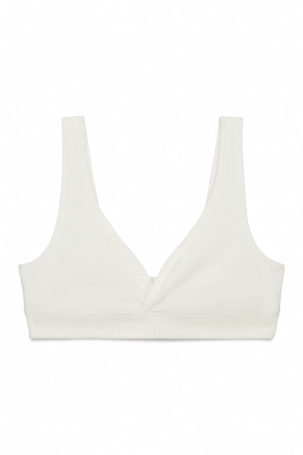 Women'secret Soutien maternity halter cruzado branco FANTASTIC bege