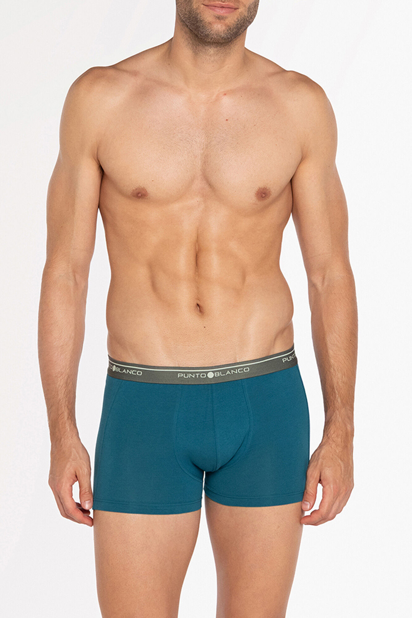 Punto Blanco Pack de 3 boxer b&aacute;sico em algod&atilde;o el&aacute;stico