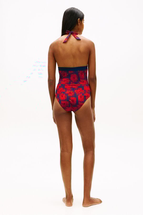 Tommy Hilfiger Fato de banho halter estampado floral estampado