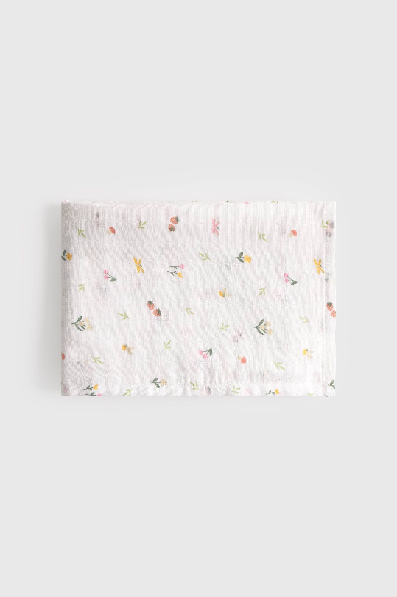 Textura Musselina de gaze de algod&atilde;o floresta