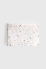 Textura Musselina de gaze de algod&atilde;o floresta cru